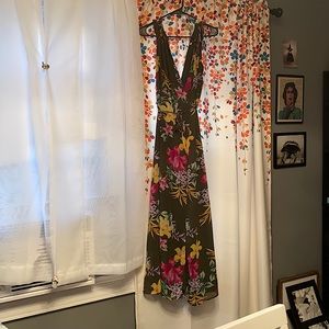 Floral Maxi Wrap Dress